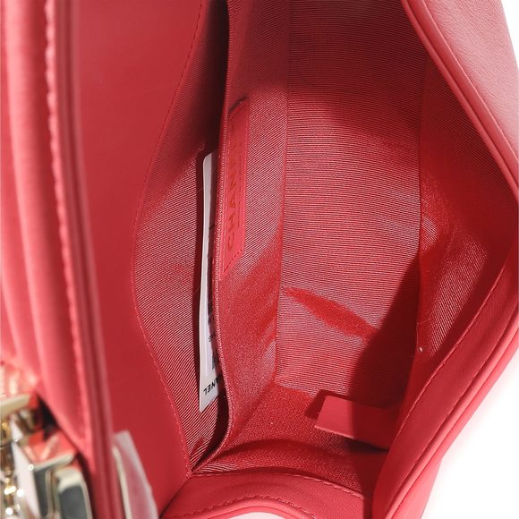 Chanel 19P Red Chevron Quilted Small Boy Bag - Picture 8 of 8